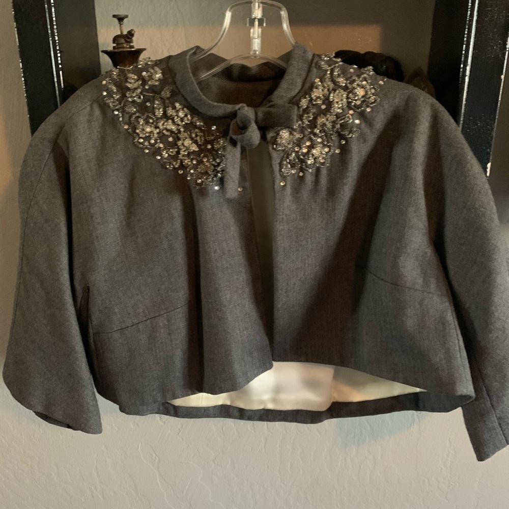 Vintage Beaded Shrug 😍